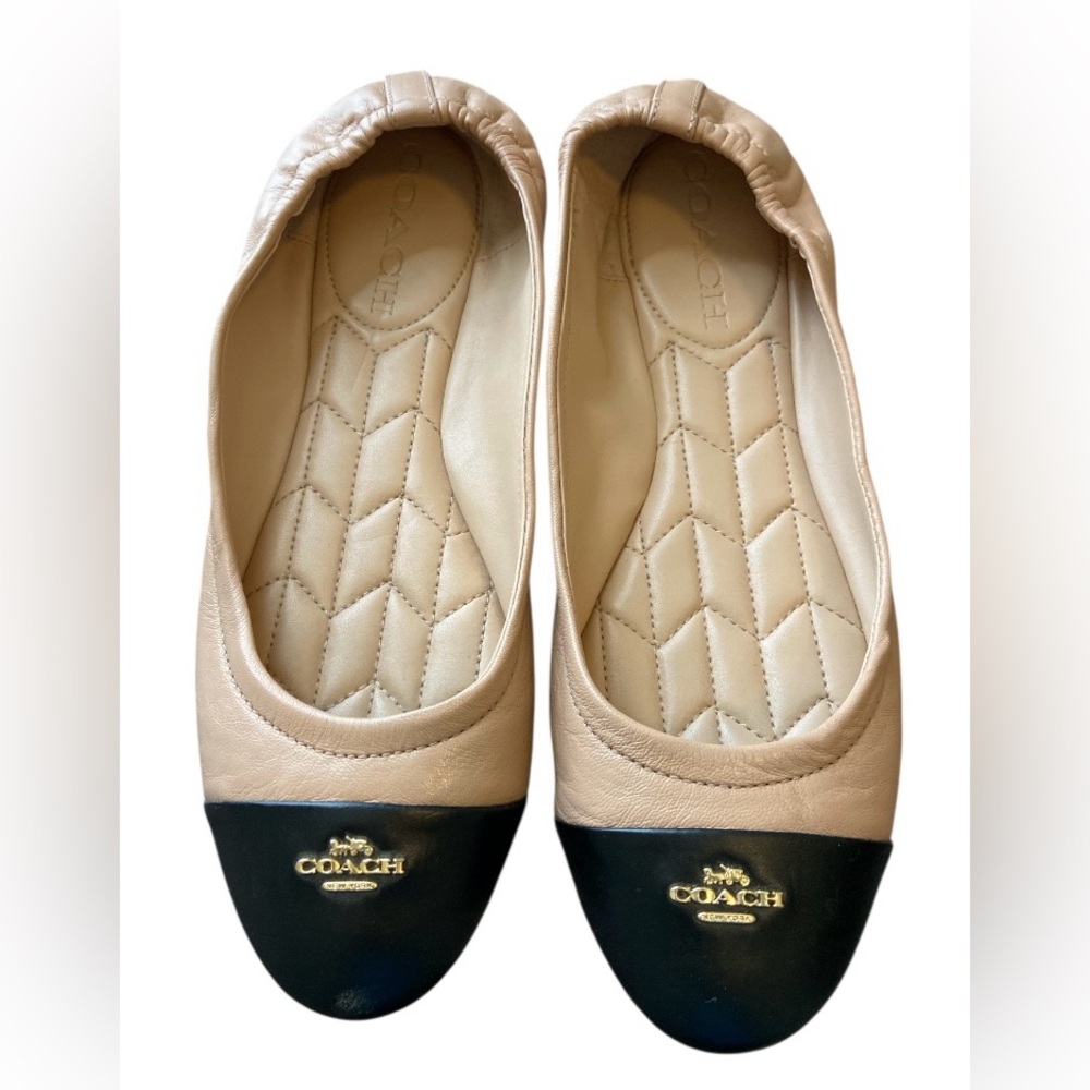 Coach Black and Tan Loafers for Effortless Elegance